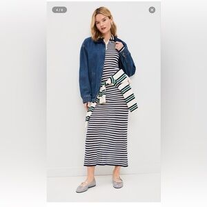 WAYF sweater dress Stripes Prep Nautical Athleisure Size M